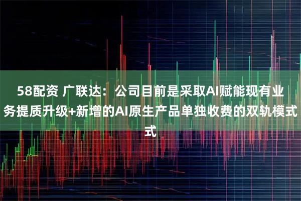 58配资 广联达：公司目前是采取AI赋能现有业务提质升级+新增的AI原生产品单独收费的双轨模式